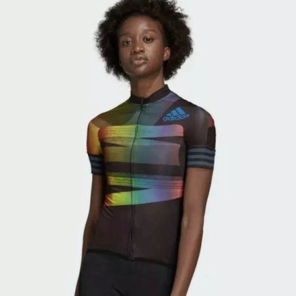 Adidas Cycling Adistar Pride Jersey Women’s Size M